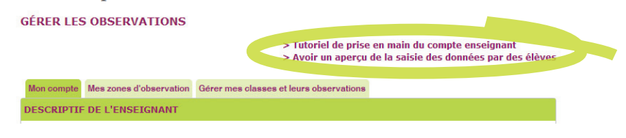 Aide à la gestion de votre compte